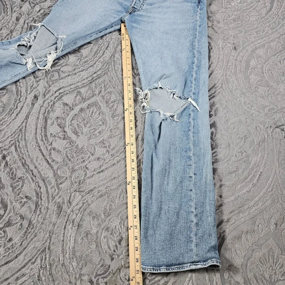 Levis 501 Jeans Mens 34x31* Button Fly Classic Straight Grunge Skater Distressed